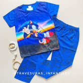 Pijama Pantalón Sonic Colores Surtido
